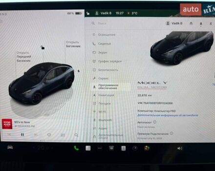 Сірий Тесла Model Y, об'ємом двигуна 0 л та пробігом 23 тис. км за 32700 $, фото 21 на Automoto.ua