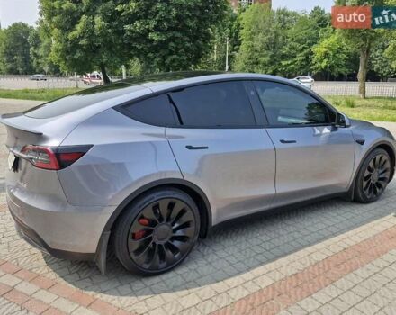 Серый Тесла Model Y, объемом двигателя 0 л и пробегом 5 тыс. км за 37900 $, фото 5 на Automoto.ua