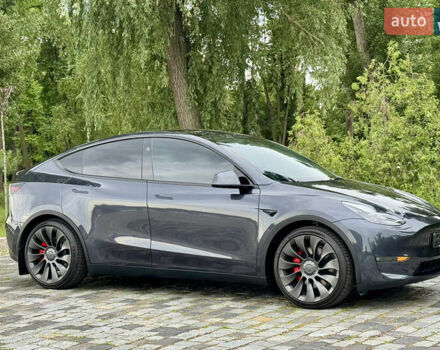 Серый Тесла Model Y, объемом двигателя 0 л и пробегом 7 тыс. км за 33999 $, фото 135 на Automoto.ua