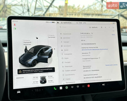 Серый Тесла Model Y, объемом двигателя 0 л и пробегом 1 тыс. км за 39900 $, фото 32 на Automoto.ua