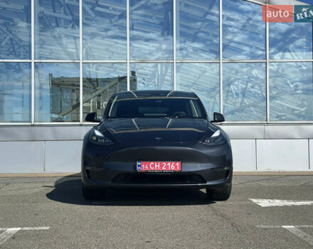 Серый Тесла Model Y, объемом двигателя 0 л и пробегом 1 тыс. км за 35490 $, фото 1 на Automoto.ua