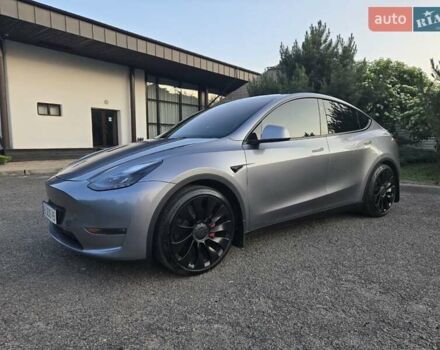 Серый Тесла Model Y, объемом двигателя 0 л и пробегом 5 тыс. км за 37900 $, фото 16 на Automoto.ua