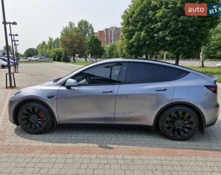 Серый Тесла Model Y, объемом двигателя 0 л и пробегом 5 тыс. км за 37900 $, фото 7 на Automoto.ua