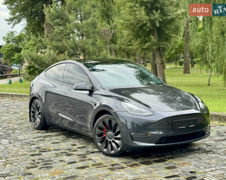 Серый Тесла Model Y, объемом двигателя 0 л и пробегом 7 тыс. км за 33999 $, фото 79 на Automoto.ua