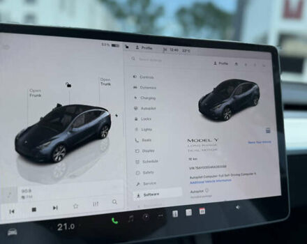 Сірий Тесла Model Y, об'ємом двигуна 0 л та пробігом 1 тис. км за 39950 $, фото 28 на Automoto.ua