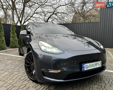 Сірий Тесла Model Y, об'ємом двигуна 0 л та пробігом 21 тис. км за 35000 $, фото 26 на Automoto.ua