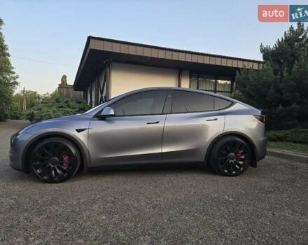 Серый Тесла Model Y, объемом двигателя 0 л и пробегом 5 тыс. км за 37900 $, фото 17 на Automoto.ua