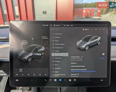 Серый Тесла Model Y, объемом двигателя 0 л и пробегом 29 тыс. км за 30500 $, фото 24 на Automoto.ua