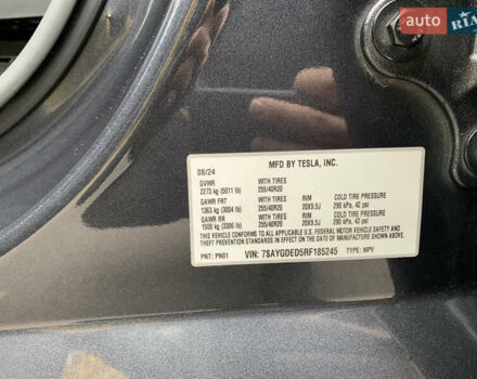Серый Тесла Model Y, объемом двигателя 0 л и пробегом 14 тыс. км за 32300 $, фото 45 на Automoto.ua