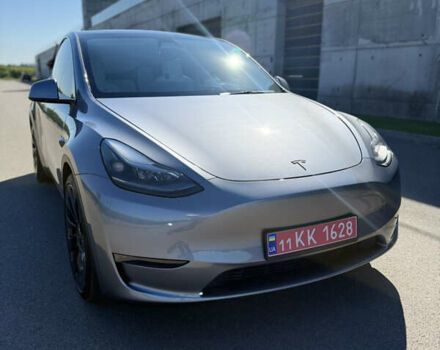 Серый Тесла Model Y, объемом двигателя 0 л и пробегом 11 тыс. км за 33900 $, фото 11 на Automoto.ua