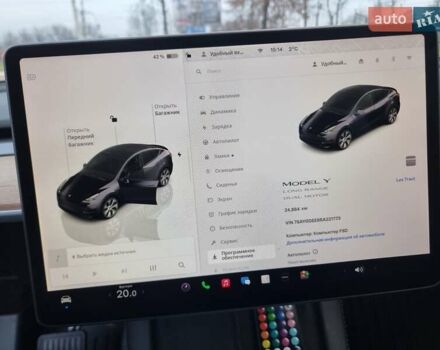 Серый Тесла Model Y, объемом двигателя 0 л и пробегом 24 тыс. км за 30900 $, фото 9 на Automoto.ua