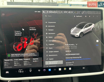 Серый Тесла Model Y, объемом двигателя 0 л и пробегом 22 тыс. км за 31500 $, фото 24 на Automoto.ua