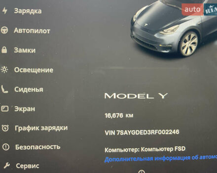 Сірий Тесла Model Y, об'ємом двигуна 0 л та пробігом 16 тис. км за 26000 $, фото 28 на Automoto.ua