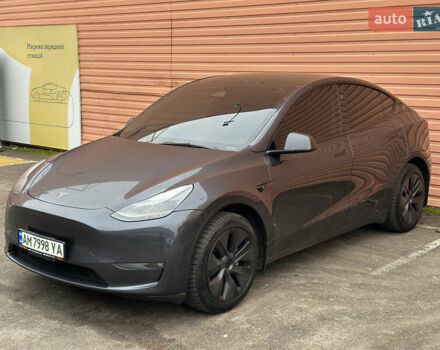 Серый Тесла Model Y, объемом двигателя 0 л и пробегом 2 тыс. км за 35490 $, фото 58 на Automoto.ua