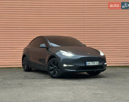 Серый Тесла Model Y, объемом двигателя 0 л и пробегом 2 тыс. км за 35490 $, фото 59 на Automoto.ua