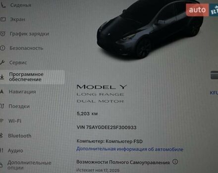 Серый Тесла Model Y, объемом двигателя 0 л и пробегом 5 тыс. км за 35700 $, фото 10 на Automoto.ua