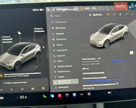 Серый Тесла Model Y, объемом двигателя 0 л и пробегом 1 тыс. км за 35500 $, фото 10 на Automoto.ua