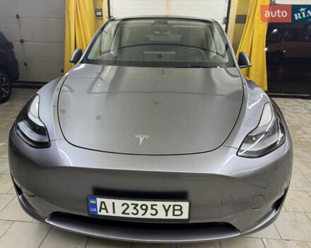Серый Тесла Model Y, объемом двигателя 0 л и пробегом 1 тыс. км за 35500 $, фото 3 на Automoto.ua