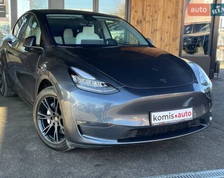 Серый Тесла Model Y, объемом двигателя 0 л и пробегом 81 тыс. км за 22099 $, фото 1 на Automoto.ua