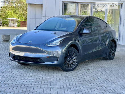 Серый Тесла Model Y, объемом двигателя 0 л и пробегом 57 тыс. км за 32900 $, фото 1 на Automoto.ua