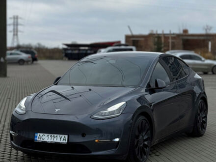 Серый Тесла Model Y, объемом двигателя 0 л и пробегом 112 тыс. км за 19050 $, фото 1 на Automoto.ua