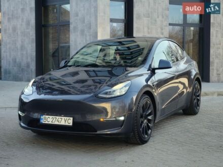 Серый Тесла Model Y, объемом двигателя 0 л и пробегом 116 тыс. км за 23500 $, фото 1 на Automoto.ua