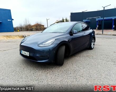 Серый Тесла Model Y, объемом двигателя 0.35 л и пробегом 167 тыс. км за 22300 $, фото 1 на Automoto.ua