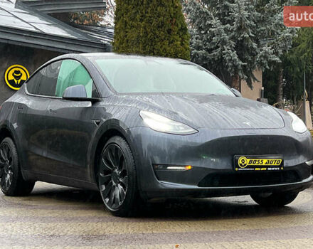 Серый Тесла Model Y, объемом двигателя 0 л и пробегом 76 тыс. км за 26850 $, фото 1 на Automoto.ua