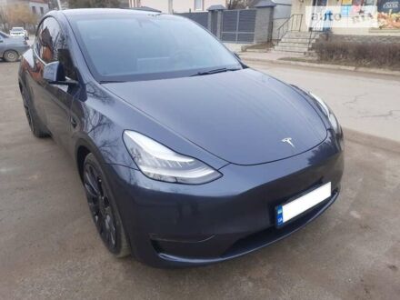 Сірий Тесла Model Y, об'ємом двигуна 0 л та пробігом 48 тис. км за 33500 $, фото 1 на Automoto.ua