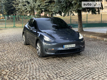 Сірий Тесла Model Y, об'ємом двигуна 0 л та пробігом 39 тис. км за 34200 $, фото 1 на Automoto.ua