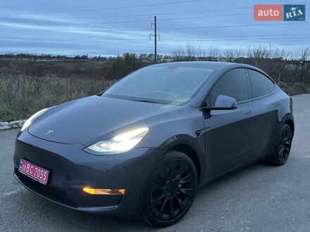 Серый Тесла Model Y, объемом двигателя 0 л и пробегом 110 тыс. км за 23700 $, фото 1 на Automoto.ua