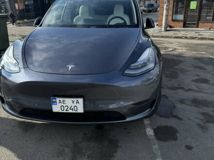 Серый Тесла Model Y, объемом двигателя 0 л и пробегом 20 тыс. км за 21500 $, фото 1 на Automoto.ua