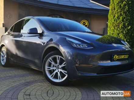 Тесла Model Y 2021 в Львове на Automoto.ua Серый Тесла Model Y, объемом двигателя 65 л и пробегом 80 тыс. км за 31800 $, фото 1 на Automoto.ua