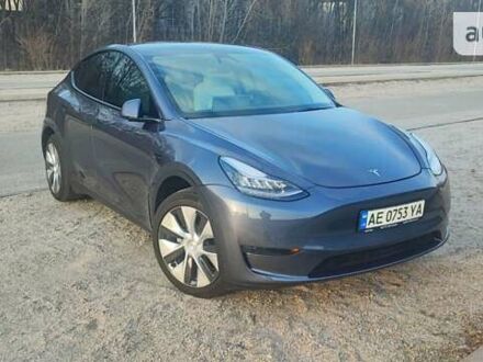 Тесла Model Y 2021 в Днепре (Днепропетровске) на Automoto.ua Серый Тесла Model Y, объемом двигателя 0 л и пробегом 61 тыс. км за 22900 $, фото 1 на Automoto.ua