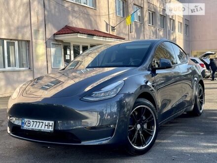 Тесла Model Y 2021 в Виннице на Automoto.ua Серый Тесла Model Y, объемом двигателя 0 л и пробегом 31 тыс. км за 62000 $, фото 1 на Automoto.ua