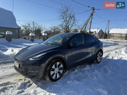 Серый Тесла Model Y, объемом двигателя 0 л и пробегом 52 тыс. км за 23900 $, фото 1 на Automoto.ua