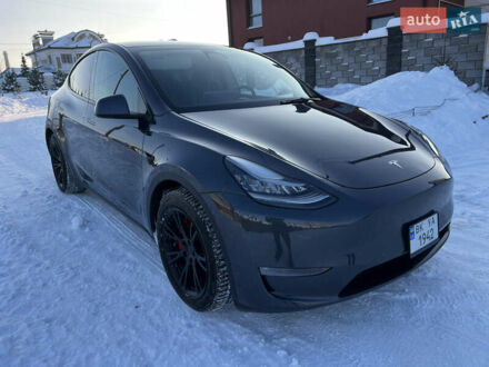 Серый Тесла Model Y, объемом двигателя 0 л и пробегом 47 тыс. км за 26900 $, фото 1 на Automoto.ua