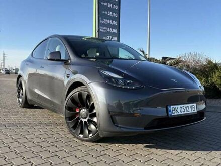 Серый Тесла Model Y, объемом двигателя 0 л и пробегом 115 тыс. км за 23800 $, фото 1 на Automoto.ua