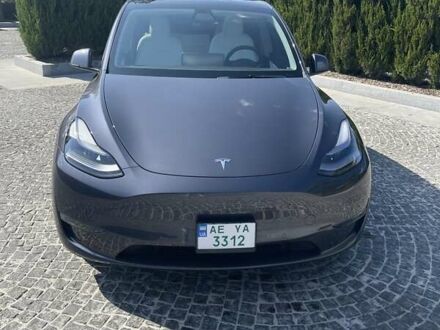 Тесла Model Y 2021 в Днепре (Днепропетровске) на Automoto.ua Серый Тесла Model Y, объемом двигателя 0 л и пробегом 21 тыс. км за 35000 $, фото 1 на Automoto.ua