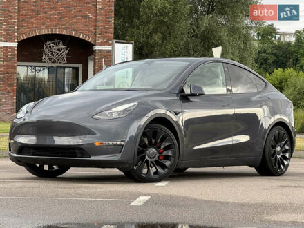 Тесла Model Y 2022 в Киеве на Automoto.ua Серый Тесла Model Y, объемом двигателя 0 л и пробегом 27 тыс. км за 27500 $, фото 1 на Automoto.ua