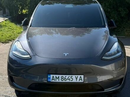 Серый Тесла Model Y, объемом двигателя 0 л и пробегом 83 тыс. км за 23900 $, фото 1 на Automoto.ua