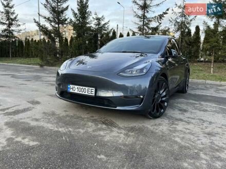 Серый Тесла Model Y, объемом двигателя 0 л и пробегом 22 тыс. км за 44800 $, фото 1 на Automoto.ua