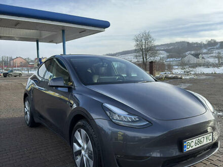 Серый Тесла Model Y, объемом двигателя 0 л и пробегом 47 тыс. км за 29500 $, фото 1 на Automoto.ua