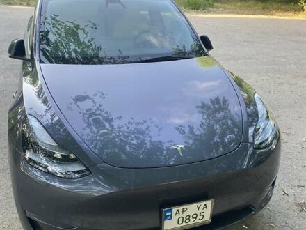 Тесла Model Y 2022 в Запорожье на Automoto.ua Серый Тесла Model Y, объемом двигателя 0 л и пробегом 50 тыс. км за 30000 $, фото 1 на Automoto.ua