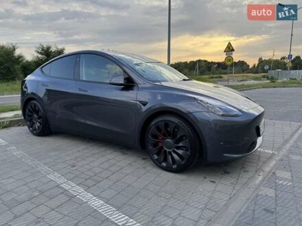 Сірий Тесла Model Y, об'ємом двигуна 0 л та пробігом 93 тис. км за 27900 $, фото 1 на Automoto.ua