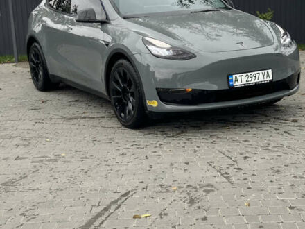 Тесла Model Y 2022 в Рогатине на Automoto.ua Серый Тесла Model Y, объемом двигателя 0 л и пробегом 44 тыс. км за 33500 $, фото 1 на Automoto.ua