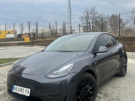Тесла Model Y 2022 в Виннице на Automoto.ua Серый Тесла Model Y, объемом двигателя 0 л и пробегом 35 тыс. км за 28000 $, фото 1 на Automoto.ua