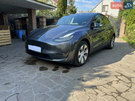 Тесла Model Y 2022 в Киеве на Automoto.ua Серый Тесла Model Y, объемом двигателя 0 л и пробегом 45 тыс. км за 38999 $, фото 1 на Automoto.ua