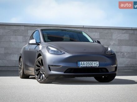 Сірий Тесла Model Y, об'ємом двигуна 0 л та пробігом 62 тис. км за 28900 $, фото 1 на Automoto.ua