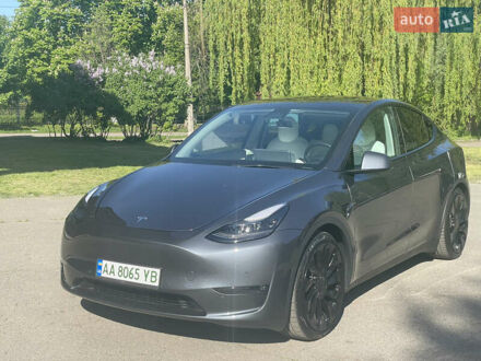 Тесла Model Y 2022 в Киеве на Automoto.ua Серый Тесла Model Y, объемом двигателя 0 л и пробегом 51 тыс. км за 37000 $, фото 1 на Automoto.ua